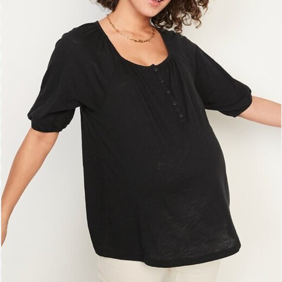 maternity henley top - Picture 4 of 4